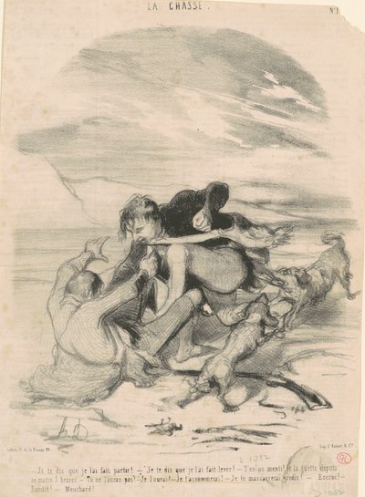 Te digo que lo hice partir de Honoré Daumier