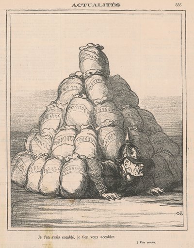 Te había colmado... de Honoré Daumier