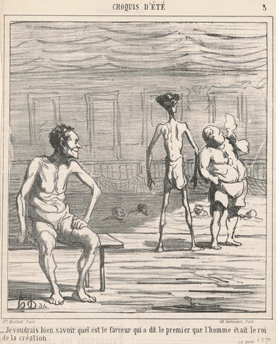 Me gustaría saber quién es... de Honoré Daumier