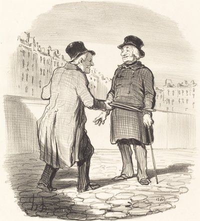 Te arresto, mal sujeto... de Honoré Daumier