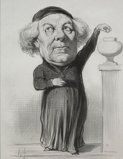 Jean Jacques Fayet, obispo de Orleans de Honoré Daumier