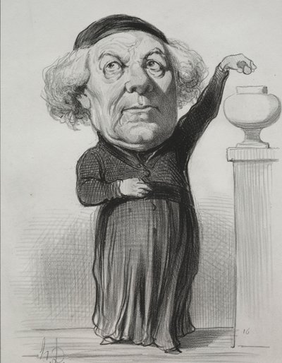 Jean Jacques Fayet, Obispo de Orleans, 1849 de Honoré Daumier