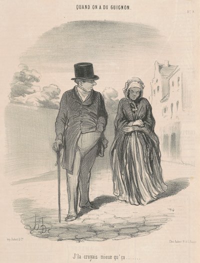 La creía mejor que eso ... de Honoré Daumier