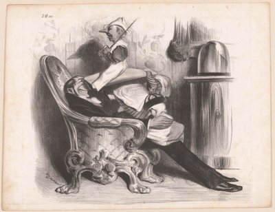 Caricatura del ministro Antoine Maurice Apollinaire d