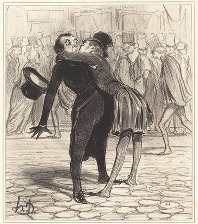 El amigo de colegio de Honoré Daumier