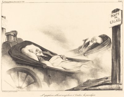 La Apoplejía reemplazando a la Parálisis en Londres de Honoré Daumier