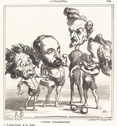 La arena parlamentaria de Honoré Daumier
