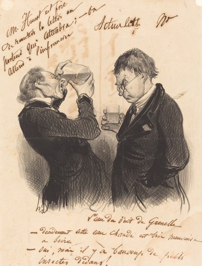 El agua del pozo de Grenelle de Honoré Daumier