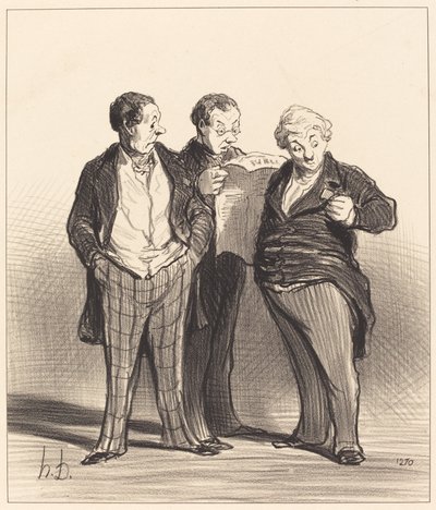 La prohibición de llevar condecoraciones de Honoré Daumier