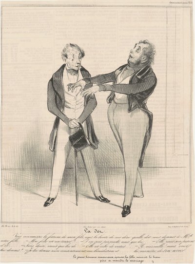 La dote... conoces la fortuna de Honoré Daumier