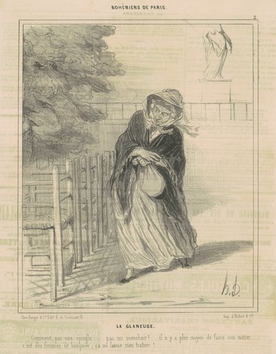 La espigadora de Honoré Daumier
