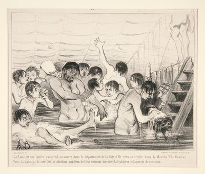 El Sena es un río que nace en el departamento de Cote d de Honoré Daumier