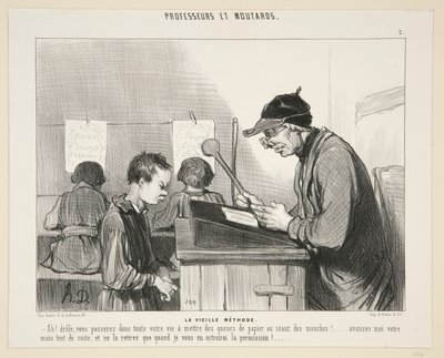 el viejo m de Honoré Daumier