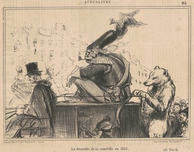 El descenso de la Courtille en 1855 de Honoré Daumier