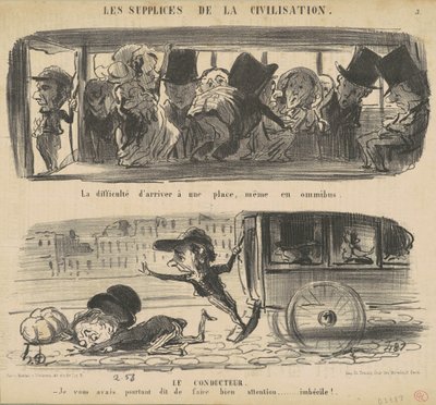 La dificultad de conseguir un puesto de Honoré Daumier