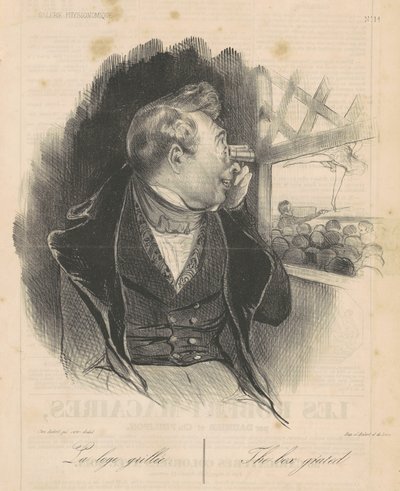 El palco enrejado de Honoré Daumier