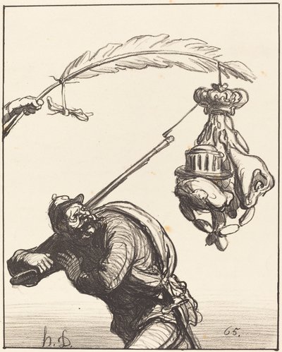 La paz a cualquier precio de Honoré Daumier