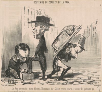 La paz universal siendo decretada... de Honoré Daumier