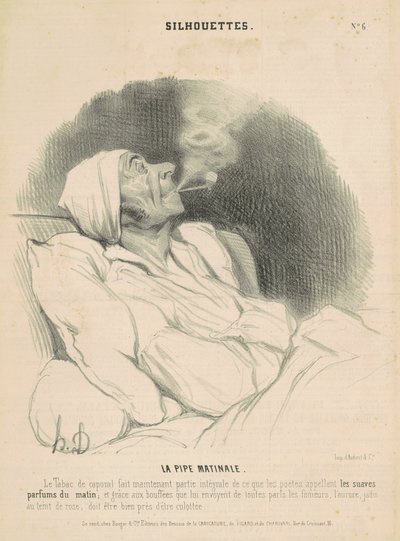 La pipa matutina de Honoré Daumier