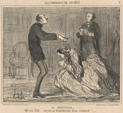 La repetición de Honoré Daumier