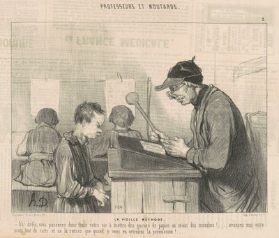 El viejo método de Honoré Daumier