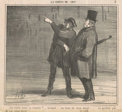 ¿Ves el cometa?... de Honoré Daumier