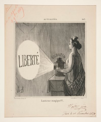 ¡¡¡Linterna Mágica!!!, #257 de Noticias de Honoré Daumier