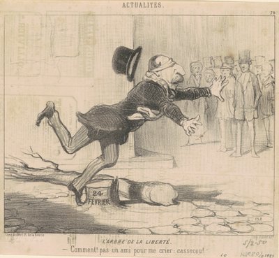 El árbol de la libertad de Honoré Daumier