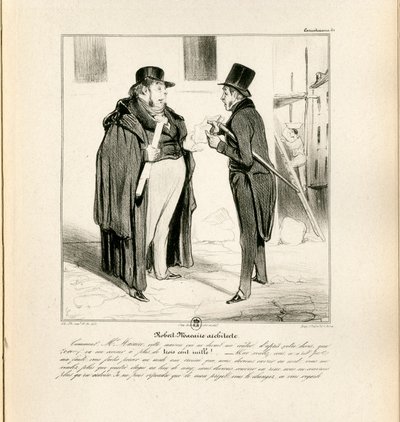 Le Charivari, Satirique en N & B de Honoré Daumier