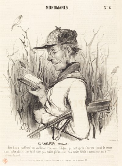 El cazador parisino de Honoré Daumier