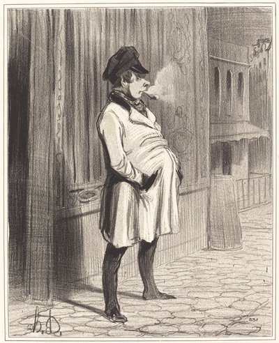 El aplaudidor de Honoré Daumier