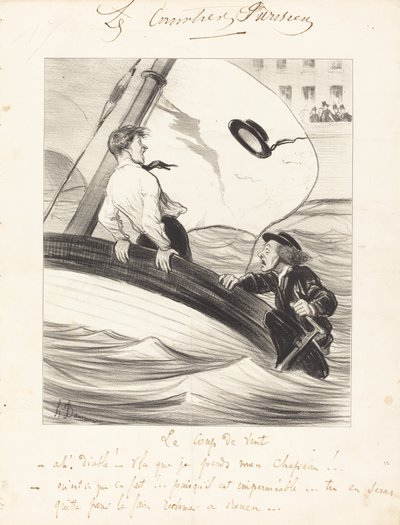 El Golpe de Viento de Honoré Daumier