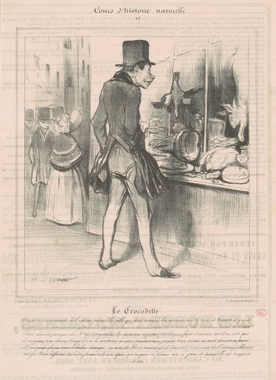 El cocodrilo de Honoré Daumier