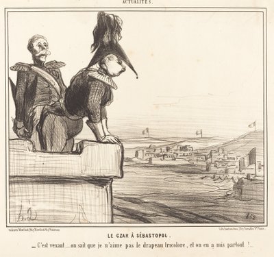 El Zar en Sebastopol de Honoré Daumier
