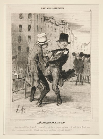 El Desengrasante al aire libre de Honoré Daumier