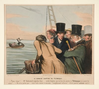 El último capítulo de Telémaco, de La Caricatura (Diario) de Honoré Daumier