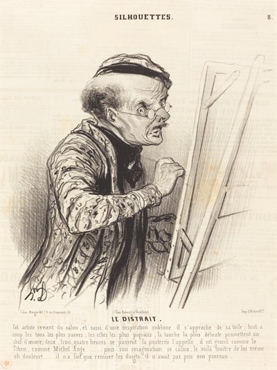 El distraído de Honoré Daumier