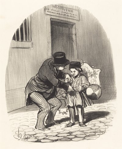 El Día de Salida de Honoré Daumier