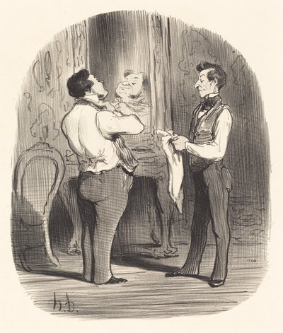 El Día en que se Trata de Hacer una Conquista de Honoré Daumier