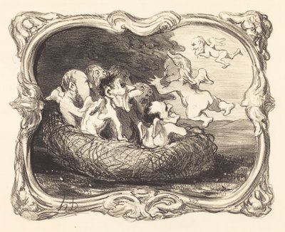 El Nido Abandonado de Honoré Daumier