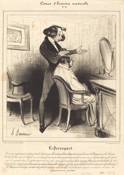 El loro de Honoré Daumier