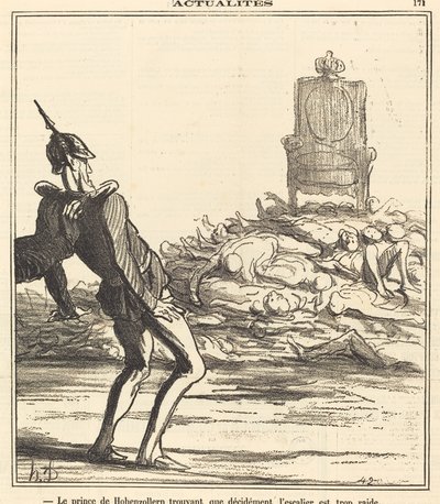 El príncipe de Hohenzollern... de Honoré Daumier