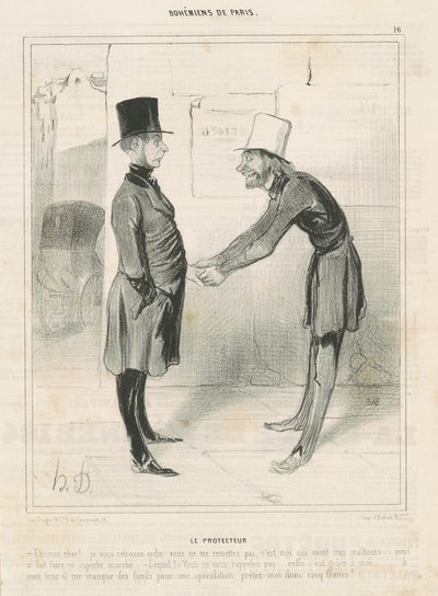 El protector de Honoré Daumier