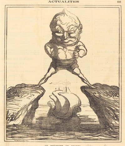 El presidente de Rodas de Honoré Daumier