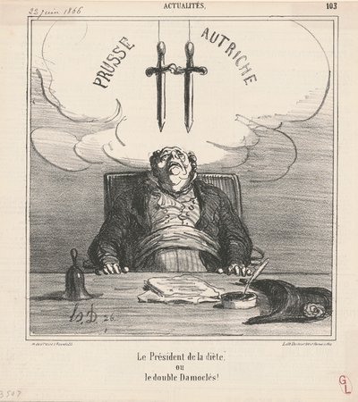 El presidente de la dieta de Honoré Daumier