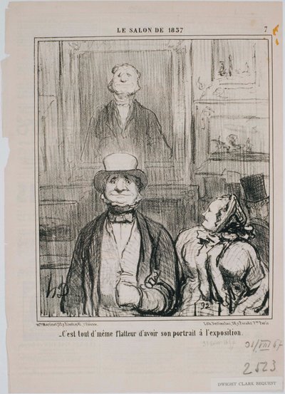 El Salón de 1857- ¿Cómo, es en esta bodega que...? de Honoré Daumier