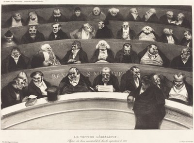 El Vientre Legislativo de Honoré Daumier