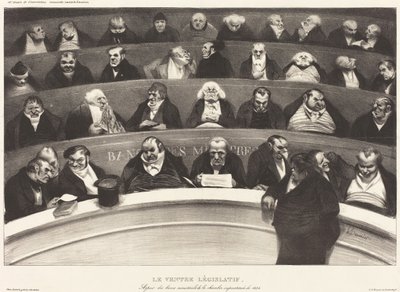 El vientre legislativo de Honoré Daumier