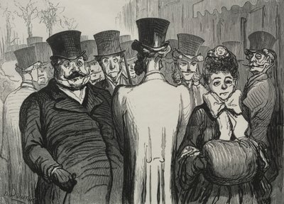 Le boulevard des Italiens de Honoré Daumier