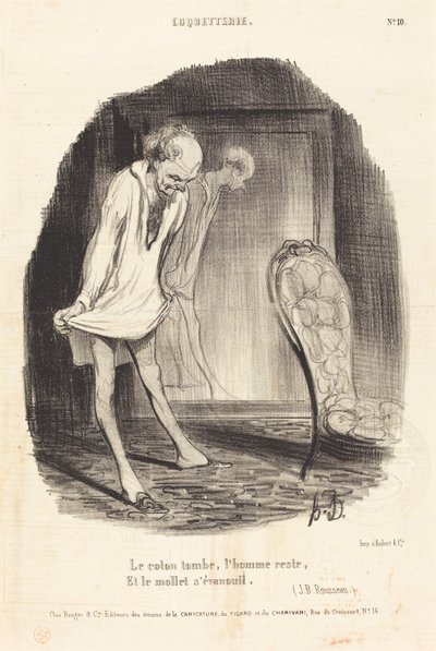 El algodón cae, el hombre permanece... de Honoré Daumier